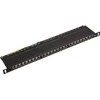 Alantec PK031 Patch panel OPTIMUM STP cat.5e 24 jungtys 0.5U 19"