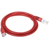 Patch-cord U/UTP kat.5e PVC 0.5m raudona ALANTEC