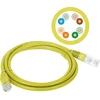 Patch-cord U/UTP kat.5e PVC 2.0m geltona ALANTEC