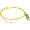 „Alantec Pigtail SM 1J 9/125“ (G.657.A1) SC/APC jungtis, 2 m ilgio, „EASY STRIP“ – mažiausias galimas lenkimo spindulys (FOI-SCA-9SM-2-G657A)