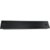 2U 19" metalinis korpusas, greito tvirtinimo spaustukais, juodas ALANTEC