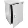 Alantec lauko pakabinama stelažo spintelė 19" 12U 600x600, 4 atraminės sijos, 4 kabelių įvadai, pilka ALANTEC