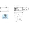 Alarmtech MC 250-M14 Magnetinis nendrinis jungiklis