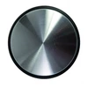 Alba DOORSTOP N, Juoda, Sidabrinė, Elastomero spalvos, Plienas, Tvirtinamas prie grindų, 1 vnt., 90 mm, 90 mm