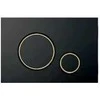 Alca plast AQ.501-30208 / AQUAFORM / OPTIMA CIRCLE / CIRCLE TULETO MYGTUKAS MATINE Juodas + GOLD / M778-5