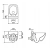 Alca plast S4005-015 / CERSANIT / SISTEMA 40 / MZ CASPIA / DS DUR WO ŁW / APDAILA LUNA JUODA MATINIS