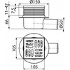 Alcadrain GRAT.105×105/50