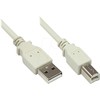 Good Connections Kabelis USB Alcasa USB-A - USB-B 1 m Baltas (2510-1OF)
