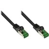 Alcasa Alcasa 8062-H150S kabelis sieciowy Juodas 15 m Cat6a S/FTP (S-STP)