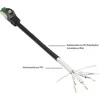 Alcasa Alcasa 8062-H150S kabelis sieciowy Juodas 15 m Cat6a S/FTP (S-STP)