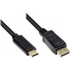 Good Connections Alcasa Alcasa GC-M0108 5m DisplayPort kabelio adapteris juodas