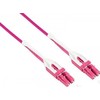 Alcasa Alcasa LW-U8005LC4 InfiniBand/šviesolaidinis kabelis 0,5 m 2xLC violetinis