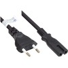 Good Connections Alcasa Alcasa P0370-S007 maitinimo kabelis Juodas 0,75 m C tipo C7 maitinimo kištukas, plokštė