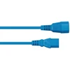 Nezatříděno Kabelis zasilający Alcasa Kabelmeister SK1430-B020 kabelis zasilające Mėlyna 2 m IEC C14 C13 panel