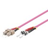 Alcasa LW-8075TC4 kabelis InfiniBand / światłowodowy 7,5 m SC ST Violetinis