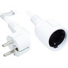 Good Connections Alcasa P0102-W030 maitinimo kabelis Baltas 3 m Maitinimo kištukas tipas E+F Maitinimo kištukas tipas F
