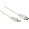 Good Connections Kabelis USB Alcasa USB-A - USB-A 1 m Baltas (2511-OF1)