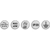 Pakabinamas šviestuvas Aldex Lubinis šviestuvas AVELIN 2,2232, AC220-240V,50/60Hz,2*E27, IP20,45CMX20CMX20CM, dvigubas,
