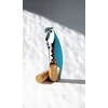 Alessi PARROT Korkociąg do butelių su aliuminio, mėlyna papuga-AAM32 AZ