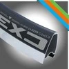 Alexrims ALEXRIMS CX30 kelio ratlankis 700x28 skylės. CNC pusė juoda (NAUJA)