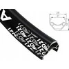 Alexrims MTB ratlankis ALEXRIMS MD21 26" x 32 hole Be Tubeless Ready H disko dangtelis juodas (NAUJAS)
