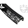 Alexrims Mtb rim ALEXRIMS MD21 26 "x36otw. Betūriai paruošti H.let juoda