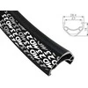 Alexrims Mtb rim MD23 27.5 "x32otw. Tubulas paruoštas H.atskleistas juoda (ALX- MD23275)