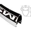 Alexrims ALEXRIMS AT510 700x32otw. Šoninis CNC juoda