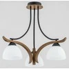 Alfa Bafia pakabinamas šviestuvas 2612340/65 lubinis šviestuvas 3x60W E27 juoda/ruda