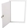 Alfako Apžiūros durys su spyna 600x400mm RAL 9003 SP 600/400