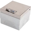 Alfako Grindų dėžutė iš šlifuoto nerūdijančio plieno max 2x4 mod 95x140x140mm PP2M-B