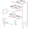 Alkotest A104/1120 rėmas / ALCA / RĖMAS / KRAUTUVO MONTAVIMO RĖMAS