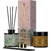 Hiskin Kvapnių Kalėdų kvapų difuzorių rinkinys Apelsinų šokoladas 80ml + natūrali sojų žvakė Magic Forest 100ml