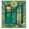 Set Paris Corner: Khair Pistachio Eau De Parfum Unisex, 100 ml + Khair Pistachio Dezodorantas Purškiklis For Women, 200 ml