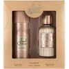 Set Paris Corner: Qissa Delicious Eau De Parfum For Women, 100 ml + Qissa Delicious Dezodorantas Purškiklis For Women, 200 ml
