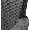 Allibert SALEMO dvigulė sofa - grafito spalvos