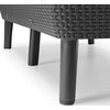 Allibert SALEMO dvigulė sofa - grafito spalvos