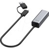 ALLNET USB 3.0 Typ-C&A Ethernet Adapteris 2.5 Multi-Gigabit LAN ALL-NC-2.5G-USBC/A *ALLTRAVEL*