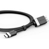 Alogic FUSION SERIES CABLE - Juodas 1M