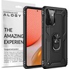 Dėklas Alogy Case šarvuotas dangtelis Alogy Stand Armor Ring, skirtas Samsung Galaxy A72 Juodas