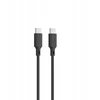 Setty USB-A + USB-C PD/QC 30W sieninis įkroviklis juodas + USB-C laidas 1m RLSK-AC-01 juodas
