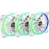 Alpenföhn 140mm Wing Boost 3 ARGB PWM-korpuso ventiliatorius, Triple – baltos spalvos