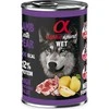 ALPHA SPIRIT WET konservas su ėriena ir kriaušėmis 400g 6vnt