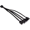 Alphacool Y-Splitter aRGB 3-Pin to 4x 3-Pin 15cm – juodos spalvos