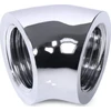 „Alphacool“ 45 laipsnių G1/4 colio lizdas į G1/4 colio lizdą, chromuotas