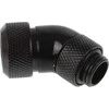 „Alphacool“ jungtis, 45 laipsnių, G1/4 colio vidinis sriegis, 13 mm išorinio skersmens kietas vamzdis – juodas