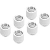 Alphacool Eiszapfen 16/10 mm screw-in fitting G1/4, 6-pack – baltas