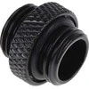 Alphacool Alphacool Aišappen Doppel juodas - G1 / 4 AG auf G1 / 4 AG - Giliai juoda