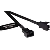 Alphacool fan cable 4-pin to 4-pin extension 30cm – juodas