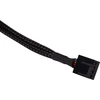 Alphacool fan cable 4-pin to 4-pin extension 30cm – juodas